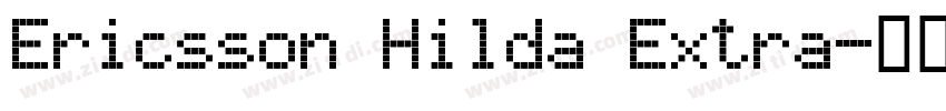 Ericsson Hilda Extra字体转换